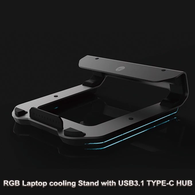 Pad RGB għat-Tkessiħ tal-Laptop Bil-USB C HUB